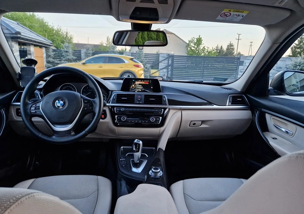 BMW Seria 3 cena 49900 przebieg: 270000, rok produkcji 2015 z Warszawa małe 67